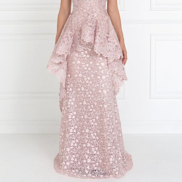 Mermaid Cute Long Dresses with Sheer Back GL1584 - Picture 4 of 11